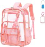 Clear Backpack with Combination Lock - Heavy Duty