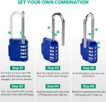 Ultra Long Shackle Resettable 4-Digit Padlock
