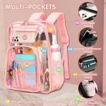 Clear Backpack with Combination Lock - Heavy Duty