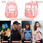 Clear Backpack with Combination Lock - Heavy Duty