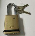Schlage 2” Brass Padlock - Unpickable Security