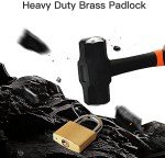 Guliffen Solid Brass Keyed Padlock - 40 mm