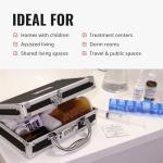 Vaultz Combination Lock Portable Lock Box - 3 Pack