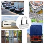 Heavy Duty Unpickable Steel Padlock with Key