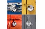 Heavy Duty 4 Digit Combination Disc Padlock