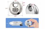 Heavy Duty 4 Digit Combination Disc Padlock