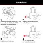Master Lock Weather Resistant Combo Padlock - 2 Pack