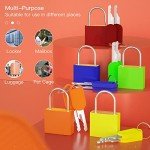 Multicolor Small Keyed Locks for Travel & Storage