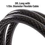 Master Lock Combo Bike Lock with Vinyl Coating