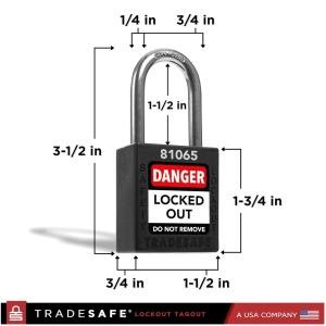 10 Pack Keyed Different Unpickable Padlocks