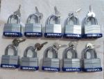 Brinks High Security Laminated Padlock Set of 10