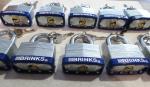 Brinks High Security Laminated Padlock Set of 10