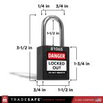 10 Pack Keyed Different Unpickable Padlocks