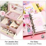 Multicolor Small Keyed Locks for Travel & Storage