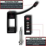 TSA Approved 3-Digit Combination Padlocks 4-Pack