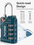 Puroma TSA Travel Lock with Resettable Code