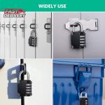 Waterproof 4-Digit Resettable Combination Padlock