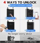 Smart Bluetooth Fingerprint Lock with Backup Key