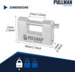High Security Keyed Alike Padlocks - 80mm
