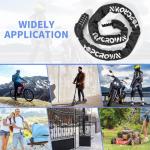 Topcrown 90cm Unpickable Bike Lock with Code