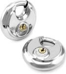 4-Pack Keyed Alike Stainless Disc Padlocks