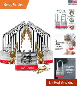 Keyed Alike Padlocks - 48 Keys, Pick Resistant
