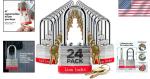 Keyed Alike Padlocks - 48 Keys, Pick Resistant