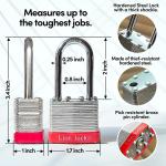 Keyed Alike Padlocks - 48 Keys, Pick Resistant