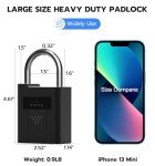 Smart Bluetooth Fingerprint Lock with Backup Key