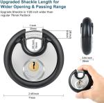 Rustproof Heavy Duty 70mm Padlock Set with Keys