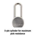 Master Lock 930DLHPF Keyed Padlock, Hardened Steel