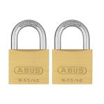 ABUS 55/40 Solid Brass Padlock with 2 Keys