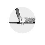 Kensington NanoSaver™ Resettable Laptop Lock