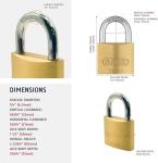 ABUS 55/40 Solid Brass Padlock with 2 Keys