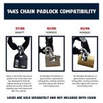 ABUS 6' Hardened Steel Security Chain Lock