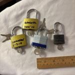 4-Pack Unpickable Security Padlocks with Keys