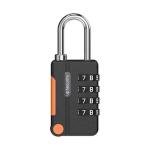 2 Pack Weatherproof 4 Digit Combination Padlocks