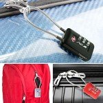 6 Pack TSA Combination Travel & Locker Locks