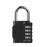 4-Digit Resettable Weatherproof Combination Padlock