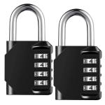 4-Digit Resettable Weatherproof Combination Padlock