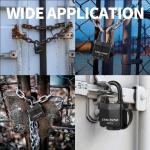 Keyed Alike Padlocks for Outdoor Use, Set of 6