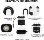 Keyed Alike Padlocks for Outdoor Use, Set of 6