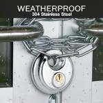 Vervida® Heavy Duty Stainless Steel Discus Locks 2-Pack