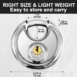 Vervida® Heavy Duty Stainless Steel Discus Locks 2-Pack