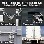 Vervida® Heavy Duty Stainless Steel Discus Locks 2-Pack