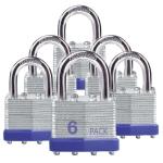 Laminated Steel Padlocks, Keyed Alike, Standard Shackle
