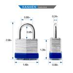 Laminated Steel Padlocks, Keyed Alike, Standard Shackle