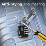 4-Digit Combo Padlock Set for Lockers