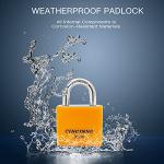 CINCINNO 8-Pack Keyed Alike Padlocks 30MM