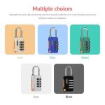 4-Digit Combo Padlock Set for Lockers